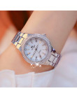 Reloj mujer moda złoto kobiet zegarki marki luksusowe zegarek dla pań wodoodporna stal nierdzewna sukienka zegarek relogios femi