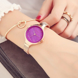 KIMIO proste bransoletka damska diament kobieta zegarki kwarcowe kobiet mody zegarki zegarek 2018 kobiet zegarki marki dla kobie