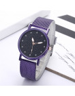 Wieku zegarek dziewczęcy męski modny zegarek kobieta luksusowe wkładka diamentowa matowe Starry Dial kwarcowy zegarek silikonowy