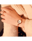 Styl Vintage kobiet bransoletki z zegarkiem kobiety proste bransoletki zegarek Ins dziewczyna rzym otwarta bransoletka zegarek d
