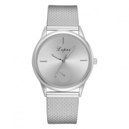 LVPAI luksusowe złota róża srebrny zegarek kobiet krzemu zegarek kwarcowy zegar panie sukienka na co dzień zegarek zegarki na rę
