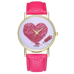 Serce kobiety zegarek kwarcowy modny Temperament bardzo ciężko zegar 2018 piękne proste kobiet biznesu panie zegarek  D