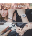 KIMIO rzeźba kwiat koniczyny zegarki damskie Top marka zegarek kwarcowy kobiety sukienka bransoletka zegarek na co dzień kobiet 