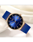 Luksusowy zegarek damski na ozdobnej bransoletce złoty modny kwarcowy  czerwony zielony niebieski