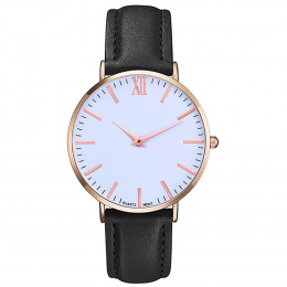 Relojes Mujer 2018 kwiaty retro paski kropki zegarek kobiety PU zegarek z paskiem skórzanym casual dress Watch zegarek dla pań D