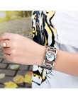 Luksusowa marka Lady złote zegarki kobiet pełne ze stali nierdzewnej na rękę magia kobiety bransoletka zegarek damski zegarek na