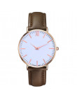 Relojes Mujer 2018 kwiaty retro paski kropki zegarek kobiety PU zegarek z paskiem skórzanym casual dress Watch zegarek dla pań D