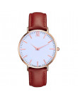 Relojes Mujer 2018 kwiaty retro paski kropki zegarek kobiety PU zegarek z paskiem skórzanym casual dress Watch zegarek dla pań D