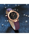 Genewa 2019 luksusowy zegarek kobiety sukienka bransoletka zegarek moda damska skórzany pasek analogowy zegarek kwarcowy diament