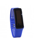 Sport LED zegarek cyfrowy gumy silikonowej ekran bransoletki z zegarkiem cukierki kolor moda kobiety mężczyźni zegarek wodoodpor