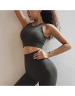 Colorvalue kamizelka typu bez szwu do biegania siłownia biustonosze kobiety z powrotem otwory Nylon trening Fitness Crop Tops bi