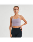 Colorvalue nowy szybkie suche wyściełane biustonosze Fitness Crop Tops kobiety solidna kamizelka-typ Nylon treningu jogi biuston