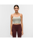 Colorvalue nowy szybkie suche wyściełane biustonosze Fitness Crop Tops kobiety solidna kamizelka-typ Nylon treningu jogi biuston