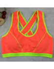 Biustonosz sportowy Top joga kobiety Lady Fitness sportowe Solid Wrap pasek klatki piersiowej topy biustonosz