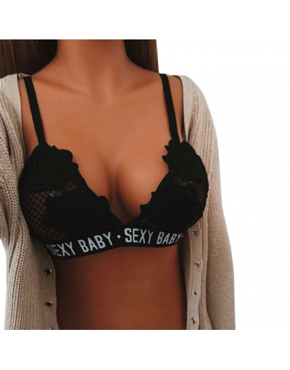 Koronki regulowane paski róża bandaż haftowane aplikacja owinięte w klatce piersiowej Top bielizna bralette panie Camisole lato 