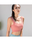 Colorvalue Push Up zwykły sportowy biustonosz Top kobiety szybkie suche kamizelka typu Fitness Crop Top joga biustonosze usztywn