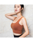 Colorvalue Push Up zwykły sportowy biustonosz Top kobiety szybkie suche kamizelka typu Fitness Crop Top joga biustonosze usztywn