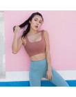 Colorvalue Push Up zwykły sportowy biustonosz Top kobiety szybkie suche kamizelka typu Fitness Crop Top joga biustonosze usztywn