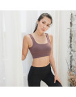 Colorvalue Push Up zwykły sportowy biustonosz Top kobiety szybkie suche kamizelka typu Fitness Crop Top joga biustonosze usztywn