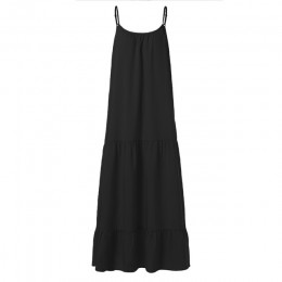 VONDA czeski sukienka kobiety 2019 lato Sexy bez rękawów Spaghetti pasek wzburzyć huśtawki Maxi długa sukienki wakacje Vestido P
