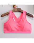 Hot sprzedaż kobiety biustonosz sportowy do jogi Push Up Stretch rowerowe Workout rękawów krótki Running Sport Bra Top koszulka 