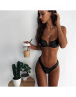 Sexy Bandeau Bikini 2019 nowy V Neck Bikini stroje kąpielowe Push Up stroje kąpielowe kobiet brazylijski Bikini Set kostiumy kąp