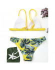 Dwuczęściowy strój kąpielowy dla kobiet bikini na wakacje we wzory klasyczny wygodny modny seksowny