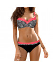 Strój kąpielowy bikini trójkąt druku Halter Bikini bikini push up bikini z nadrukiem dwuczęściowy strój kąpielowy  YL