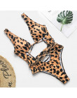 Red leopard Brazilian swimsuit one piece Plus size sexy bikini 2019 Push up swimwear women string monokini High cut bathing suit