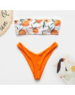 Bikinx Bandeau swimwear women push up swimsuit female Cactus Print micro bikini 2019 sexy bathing suit beach bathers Biquini new