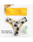 Bikinx Bandeau swimwear women push up swimsuit female Cactus Print micro bikini 2019 sexy bathing suit beach bathers Biquini new