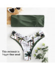 Bikinx Bandeau swimwear women push up swimsuit female Cactus Print micro bikini 2019 sexy bathing suit beach bathers Biquini new