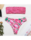 Bikinx Bandeau swimwear women push up swimsuit female Cactus Print micro bikini 2019 sexy bathing suit beach bathers Biquini new