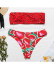 Bikinx Bandeau swimwear women push up swimsuit female Cactus Print micro bikini 2019 sexy bathing suit beach bathers Biquini new