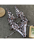 2019 nowy Sexy Leopard stroje kąpielowe brzuszek wyciąć strój kąpielowy jednoczęściowy strój kąpielowy kobiet kitki kąpiel drążą