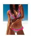 2019 nowy wzburzyć Bikini kobiet strój kąpielowy krzyż bandażowy strój kąpielowy Push Up Bikini zestaw strój kąpielowy na plaży 
