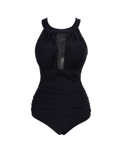 Zbiornik serce Sexy Retro jednoczęściowy garnitury Monokini Plus rozmiar stroje kąpielowe jednoczęściowy strój kąpielowy dziewcz