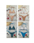 2019 Hot sprzedam Bikini Set kobiety Sexy niskiej talii strój kąpielowy proste cekiny plaży brazylijski strój kąpielowy bandażow
