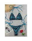 2019 Hot sprzedam Bikini Set kobiety Sexy niskiej talii strój kąpielowy proste cekiny plaży brazylijski strój kąpielowy bandażow