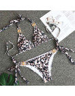 Bikinx wąż drukuj bikini 2019 mujer strój kąpielowy trójkąt seksowny kobiecy strój kąpielowy Push up stroje kąpielowe kobiety ką