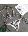 Bikinx wąż drukuj bikini 2019 mujer strój kąpielowy trójkąt seksowny kobiecy strój kąpielowy Push up stroje kąpielowe kobiety ką