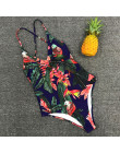 Sexy stroje kąpielowe kobiety 2019 kąpiel jednoczęściowy kryty strój kąpielowy Push Up Monokini w stylu Vintage strój kąpielowy 