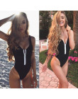 Solidna zipper kawałek strój kąpielowy sexy czarny/zielony body kobiet strój kąpielowy kobiety maio feminino praia biquini one p