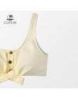 CUPSHE stałe krawat-z przodu zbiornika i kwiatowy wysokiej talii Bikini ustawia 2019 kobiety Boho, proszę kliknąć na przycisk „ 