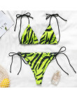 Sexy brazylia bikini stringi 2019 nowy mikrobikini Neon stroje kąpielowe kobiety kąpiących się Push up 3 sztuka strój kąpielowy 