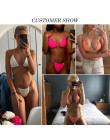 Sexy micro bikini 2019 mujer trójkąt bikini set brazylijski strój kąpielowy kobiet kąpiących strój kąpielowy z wysokim stanem ko