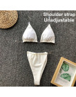 Sexy micro bikini 2019 mujer trójkąt bikini set brazylijski strój kąpielowy kobiet kąpiących strój kąpielowy z wysokim stanem ko