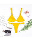 Mikrobikini 2019 stroje kąpielowe kobiety Bikini colaless strój kąpielowy Sexy stringi Bikini Set strój kąpielowy kostiumy kąpie