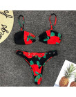 Bikinx brazylijskie leopard bikini 2019 mujer kąpiących się wysoka cut seksowny strój kąpielowy kobiet stroje kąpielowe Push up 