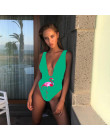 2019 Sexy kobiety jeden kawałek strój kąpielowy ptaki drukowane solidna wysoka talia letni plażowy strój kąpielowy stroje kąpiel
